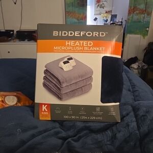 Biddeford Heated Electric Blanket - King Size / Taupe Color